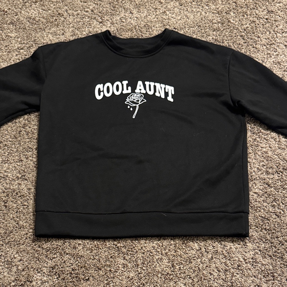 Black 'Cool Aunt' Sweatshirt